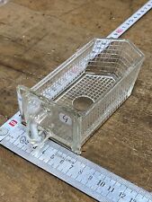 vintage ancien 1 TIROIR en VERRE de BUFFET CUISINE - Style PONCEY Réf 4