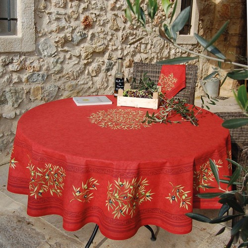 Nappe ronde coton - ronde, 80