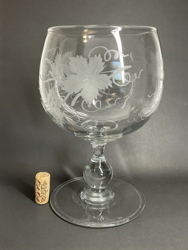 Grand verre lave - lave, raisin