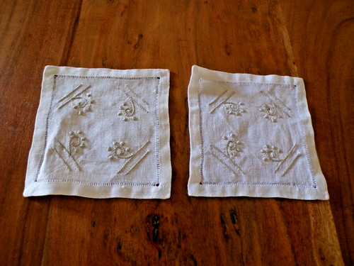 Linge ancien napperons en - 2,