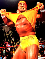 Hulk Hogan (WWF/WWE) Signed 8x10" Authentic Original Autograph w/COA