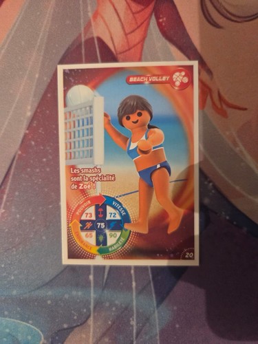 Playmobil carte beach volley - carte,