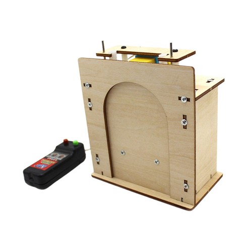 Diy house garage door - house, model