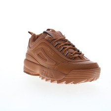 Fila Disruptor II Premium baskets pour femmes en cuir brown