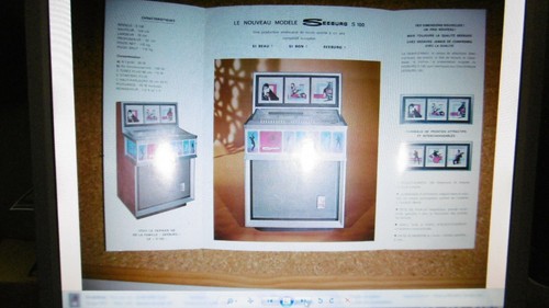 Flyer juke box seeburg s - de,
