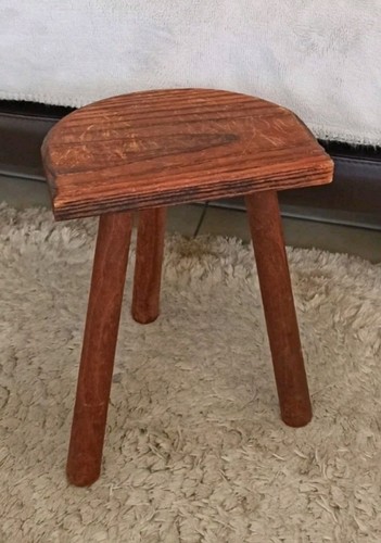 Tabouret tripode bois hauteur - tabouret,