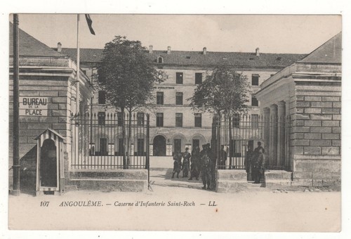 Cpa angoulême caserne - angoulÊme, :