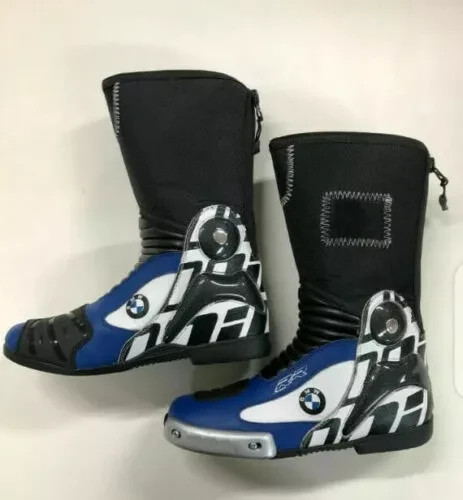 Homme bottes motard cuir - en,