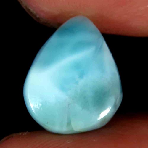 Cabochon poire larimar bleu - poire,