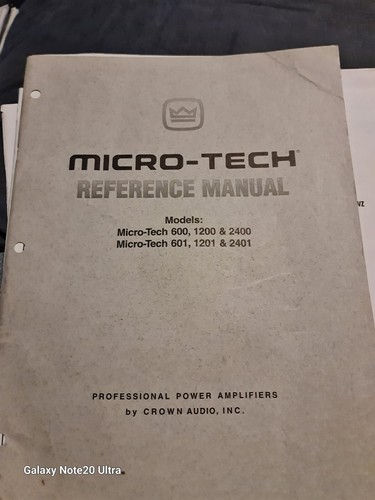 Crown micro tech reference - crown, micro-tech