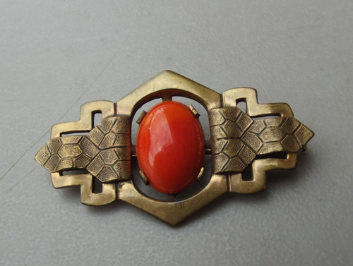 Ancien bijoux broche - , en