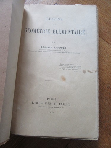 Livre ancien leçons de - livre,