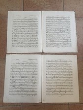Ancienne Partition De Musique/PIXIS J. P.  Trio Oeuvre 147/Violoncelle/Violon
