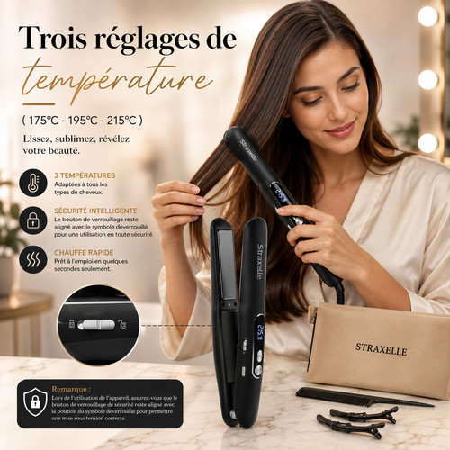 Lisseur boucleur sans - sans, fil