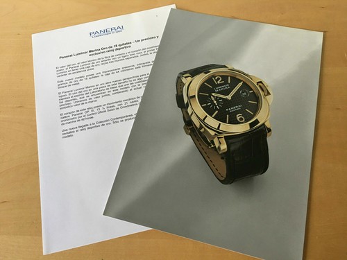 Press kit panerai luminor - press,