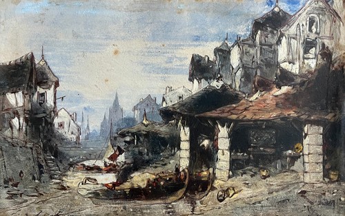 Tableau aquarelle eugène - tableau,