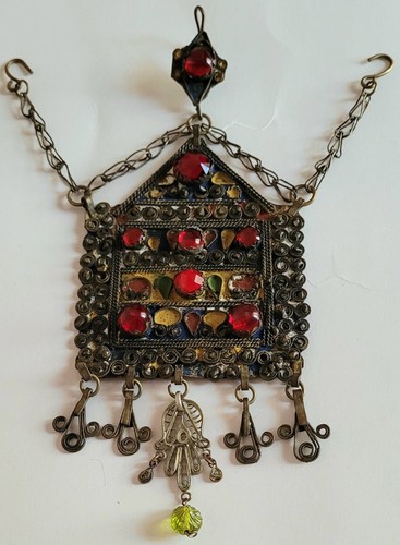 Ancien bijou pectoral berbère - ancien,