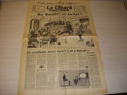 Canard enchaine 2474 - canard,