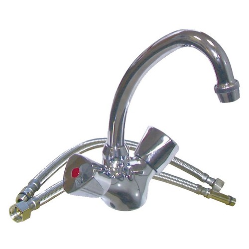 Mélangeur lavabo avec tirette