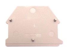 DIN Rail Terminal Block End Covers 50 Quantity Dinkle DK4NC for DK2.5N and DK4N