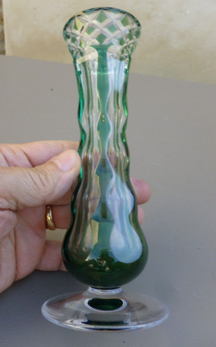 Vase soliflore cristal val - vase,