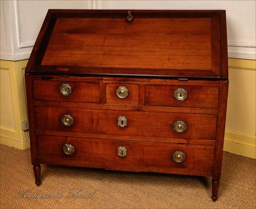 Bureau scriban acajou - bureau, en