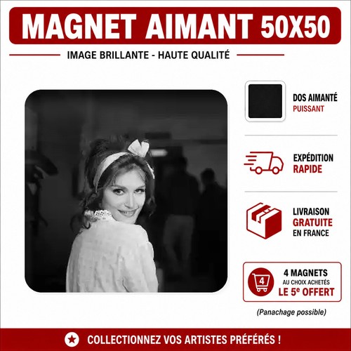 Magnet dalida 5x5 cm - ,