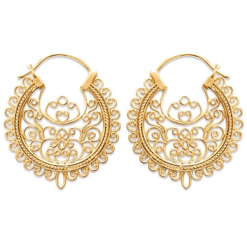Boucles oreilles créoles - d'oreilles,