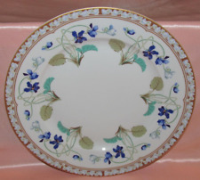 Haviland porcelain plate service Empress Eugenie purple decor D 26