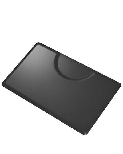 Black 2 rectangle - 3'x4'x1/2",