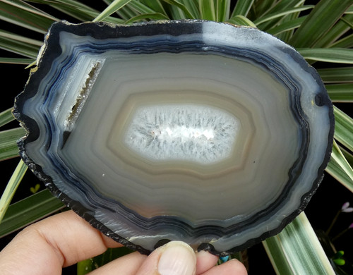 Tranche agate naturel 11x8 - naturel, 11x8.5cm