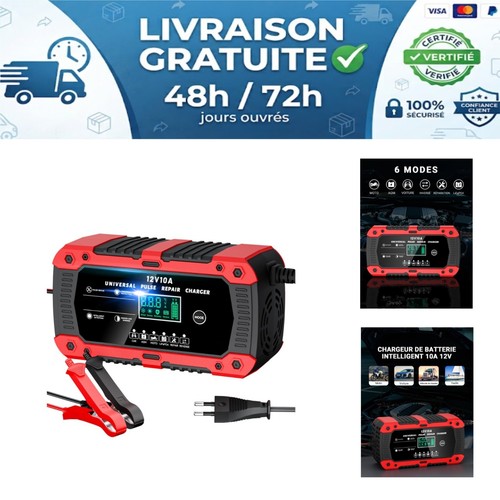 Chargeur batterie 12v 10a - chargeur, de