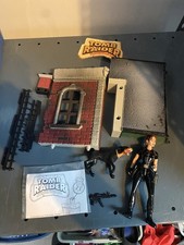 Tomb Raider Adventures of Lara Croft Encounters Ferocious Doberman Figures