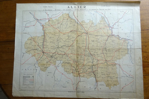 Grande carte murale scolaire