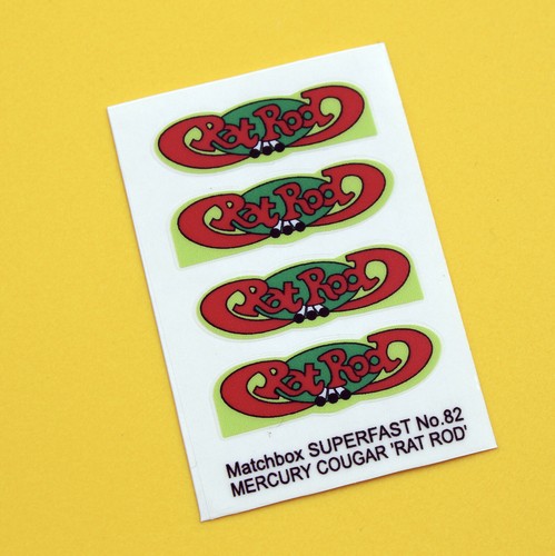 Matchbox superfast rat - superfast, 'rat