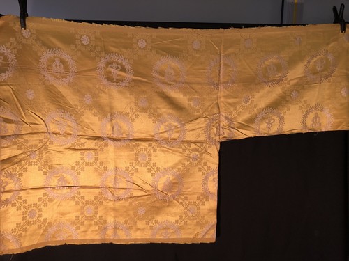 Damask jacquard with silk - jacquard, and