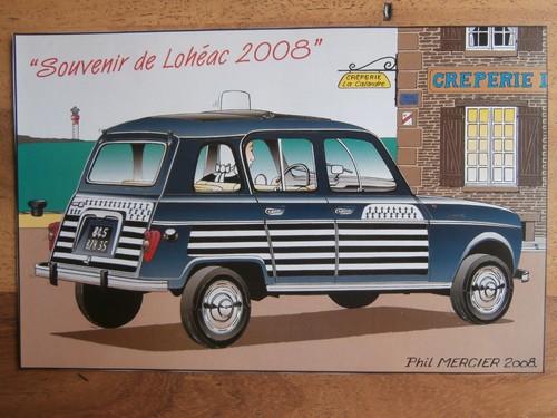 Carte fiche dessin - fiche, renault