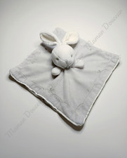 Doudou Carré Lapin Gris Clair