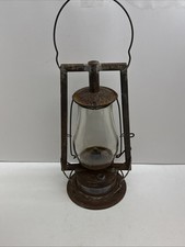 Vintage Dietz Crystal No 0 Tubular Lantern Lamp Kerosene Railroad Repair Restore