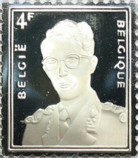 R0035 Belgium Timbre Monnaie 4