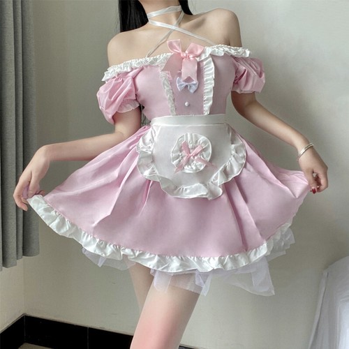 Lady ruffle lolita dress short - lady,