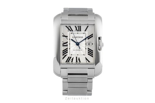 Cartier tank anglaise - anglaise, silver