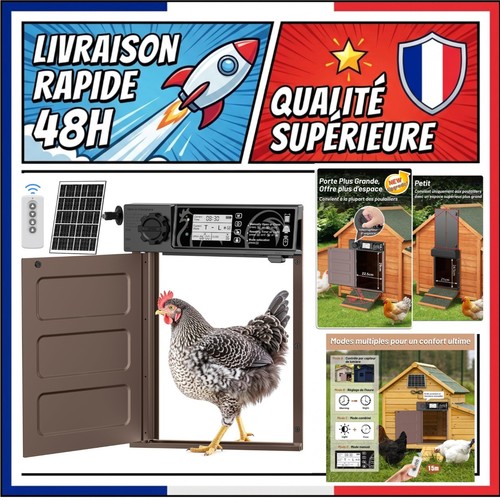 Porte automatique poulailler