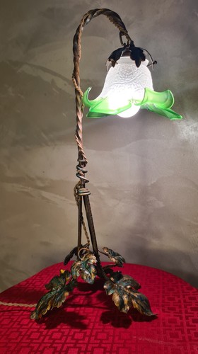 Lampe fer forger 1900 - forger,