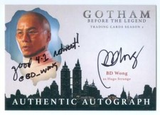 BD WONG "HUGO STRANGE AUTOGRAPH CARD" GOTHAM SEASON 2