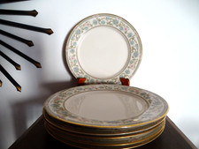 6 assiettes plates porcelaine Noritake Ivory China Miyoshi Japan vintage Ø 27 cm