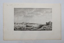 Antique Engraving - Chaillot - J.J. Le Veau - Circa 1780