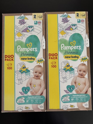 200 couches pampers harmonie - pampers,
