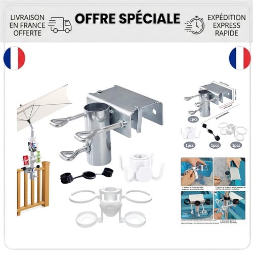 Support pied parasol balcon - support,