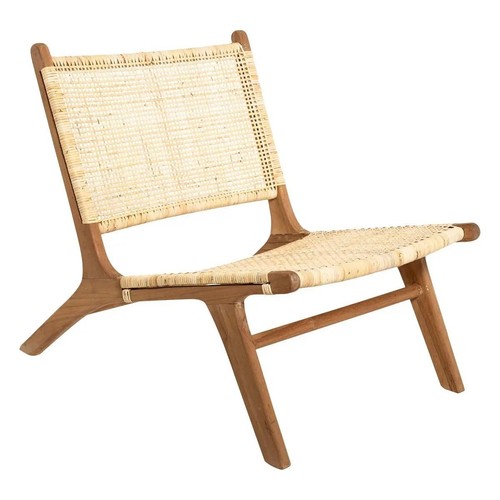 Fauteuil teck rotin - fauteuil, en